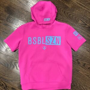 Baseball Lifestyle 101 short sleeve hoodie V3 youth medium